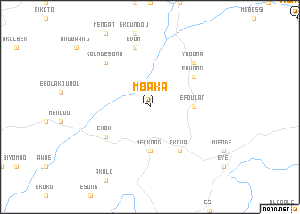 map of Mbaka