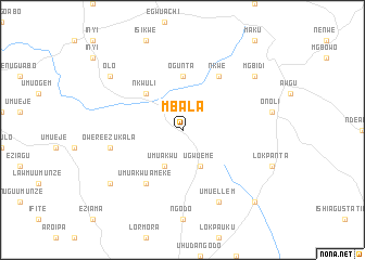 map of Mbala