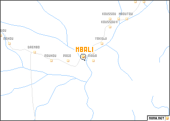 map of Mbali