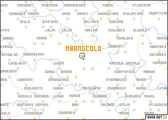 map of Mbangcolo