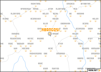 map of Mbangosi