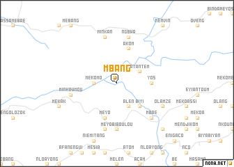 map of Mbang