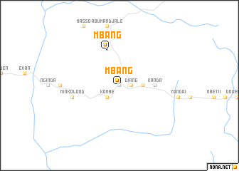 map of Mbang