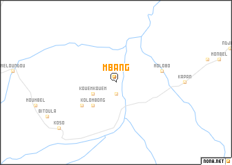 map of Mbang