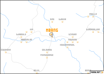 map of Mbang