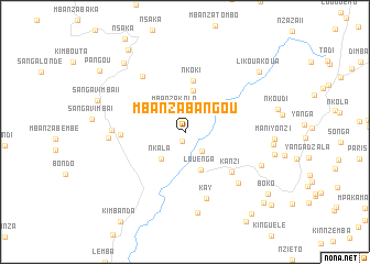 map of Mbanza Bangou