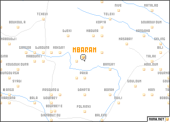 map of Mbaram