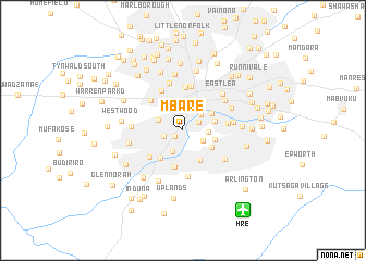 map of Mbare