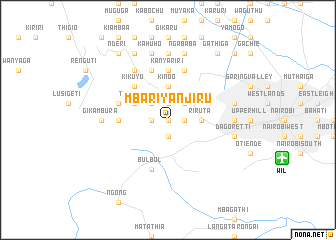 map of Mbari Ya Njiru