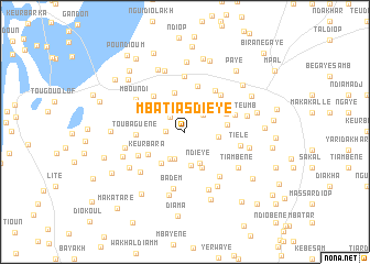 map of Mbatias Dièye