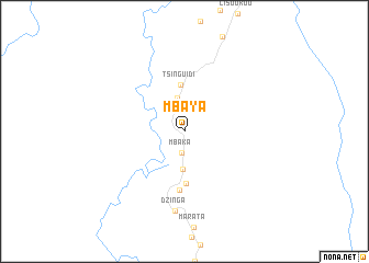 map of Mbaya