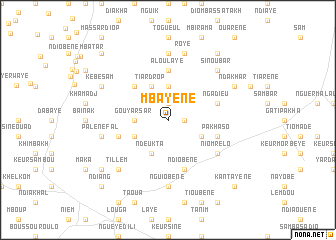 map of Mbayène