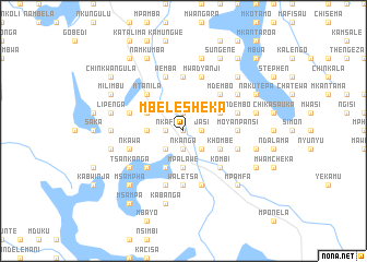 map of Mbelesheka