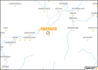 map of Mbemana