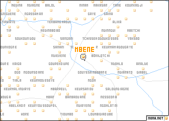 map of Mbène