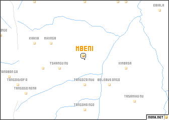 map of Mbeni