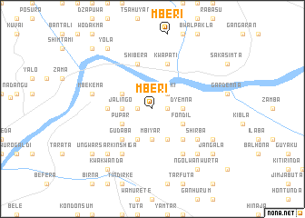 map of Mberi