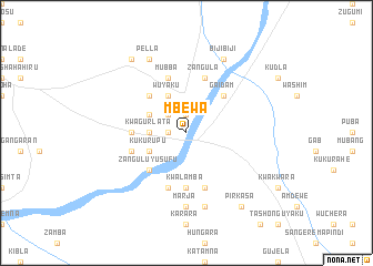 map of Mbewa