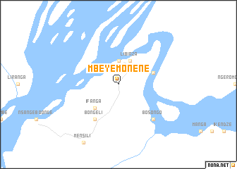map of Mbeye-Monene