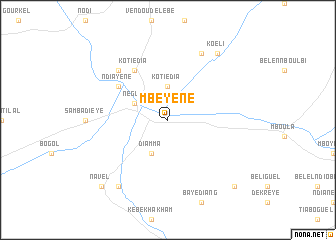 map of Mbèyène