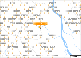 map of Mbiakong