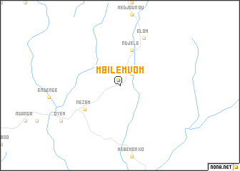 map of Mbilemvom