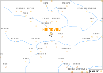 map of Mbingyaw