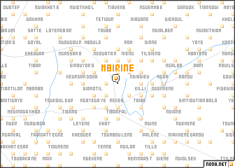 map of Mbirine