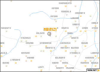 map of Mbirizi