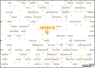 map of Mbobène
