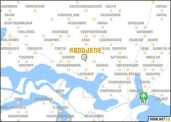 map of Mbodjene