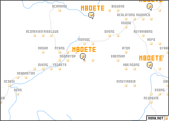 map of Mboete