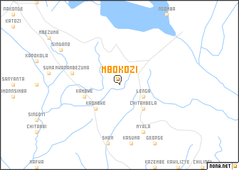 map of Mbokozi