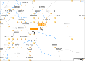 map of Mbok
