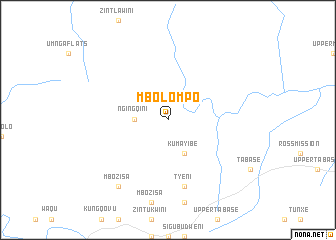 map of Mbolompo