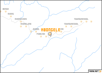 map of Mbong-Elé