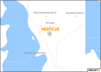 map of Mbopicuá