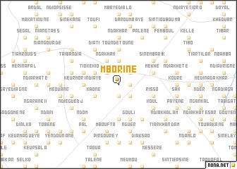 map of Mborine