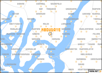 map of Mboudaye