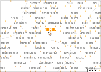 map of Mboul