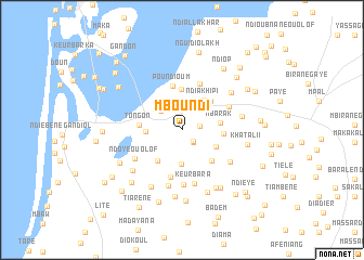 map of Mboundi