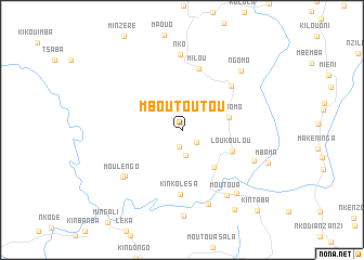 map of Mboutoutou