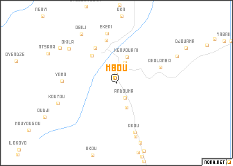 map of Mbou