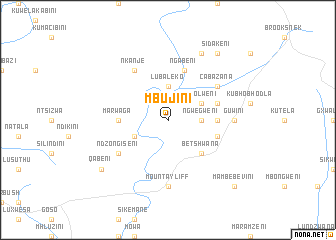 map of Mbujini