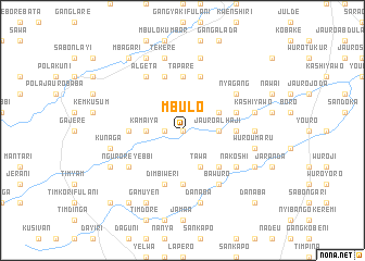 map of Mbulo