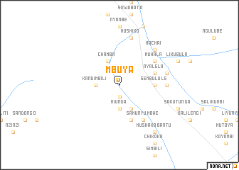 map of Mbuya