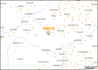 map of Mbuye