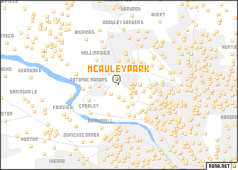 map of McAuley Park