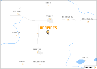 map of McBrides