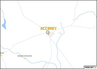 map of McCamey
